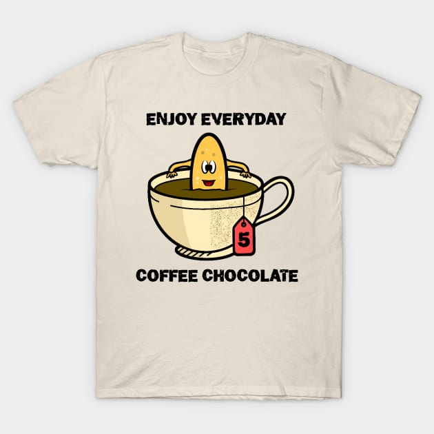 Coklate coffe holiday T-Shirt by Cahya. Id